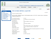Tablet Screenshot of ivosweb.vos-sosmost.cz